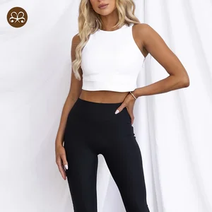 High Quality White Blank Custom Logo Sexy Style Breathable Tank Top for Women