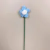 Coeur blanc bleu
