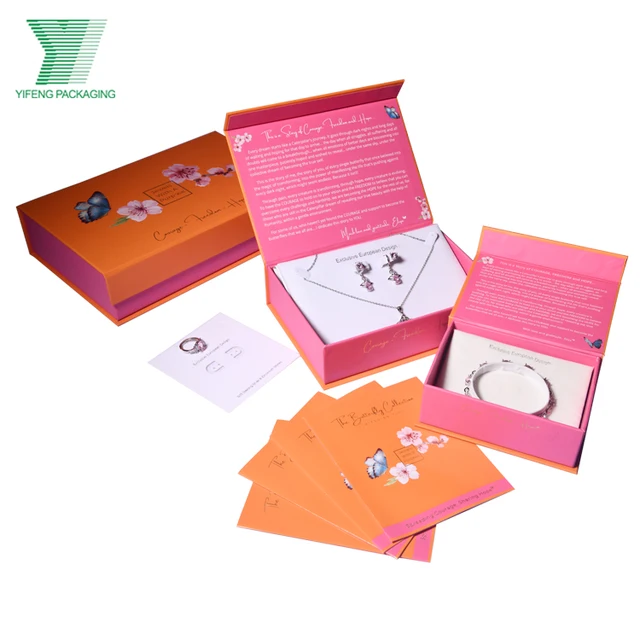 Wholesale Luxury Custom Jewelry Packaging Box Magnetic Closure Ring Earring Pendant Necklace Bracelet Storage Paper Boxes