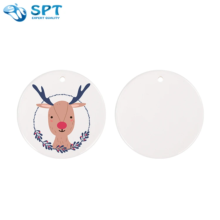 
 Новый дизайн, сублимационные керамические изделия, рождественские украшения, украшения на заказ  