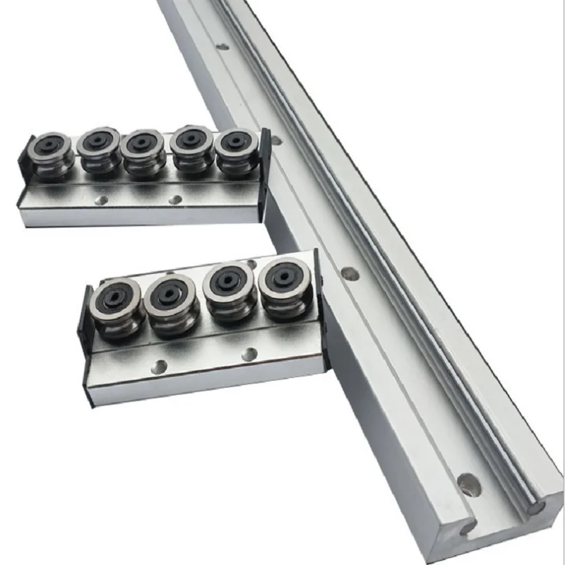 Built-in Double-axis Linear Guide SGR10 15 20 25 35  Mechanical Track Roller Locking Slide Island Slide