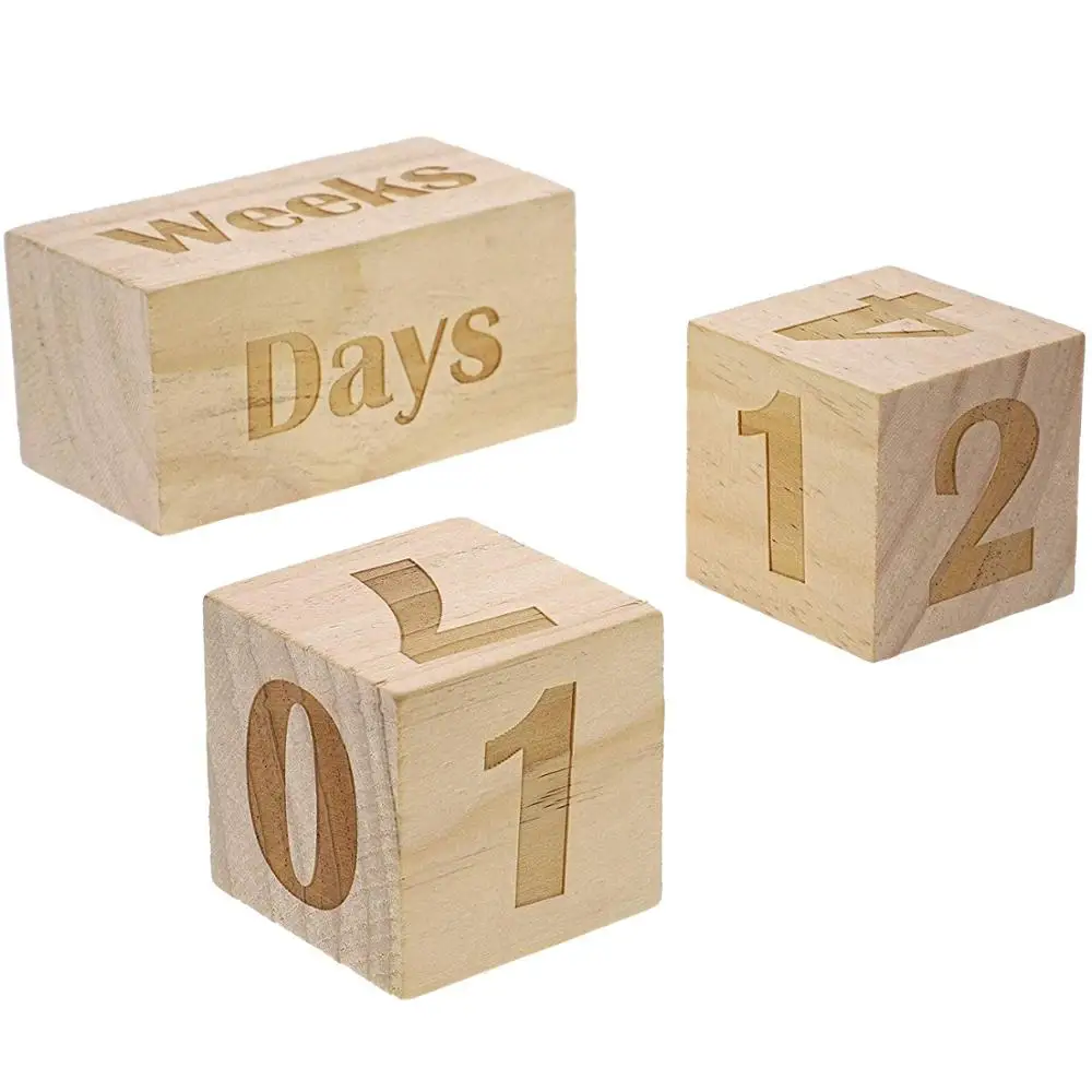 milestone wood blocks