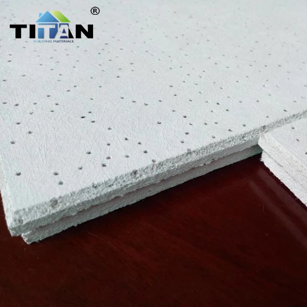 Suspended Acoustic Ceiling Panels Azulejos De Techo Mineral Wool Fibre Board Drop Black Ceiling Tiles