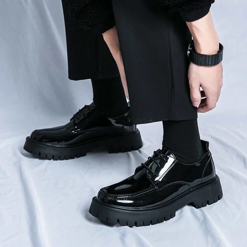 Mens Patent Leather Dress Shoes - Durable & Stylish