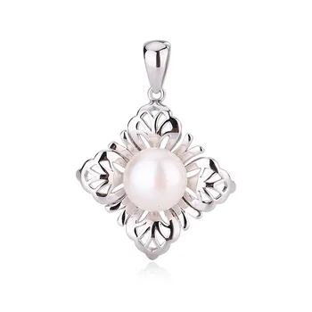Custom made wholesale price 925 silver women pearl jewelry pendant for gifts