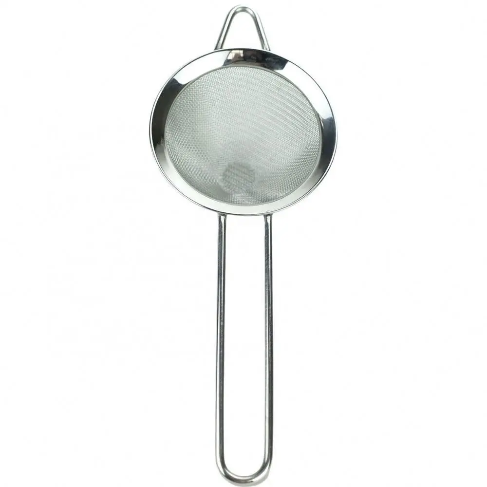 Stainless Steel Fine Mesh Conical Strainer Colander Sieve Sifter with Handle for Kitchen Food Rice Pasta
