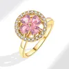 Yellow gold (pink diamond)