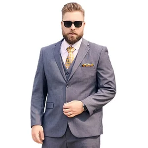 Tailor Made High-quality Suit Men Loose Business Dress Professional Formal Oversized Suit 3 Pieces