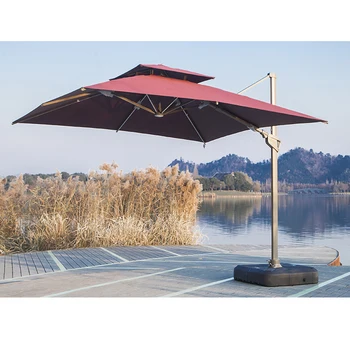 Glamping custom big umbrella restaurant parasols umbrellas outdoor big size garden umbrella outdoor for restaurant