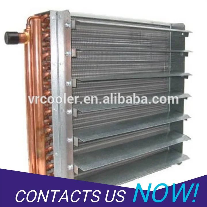 30x30 Water To Air Heat Exchanger With 1-1/4" Copper Ports & EZ Install Flange
