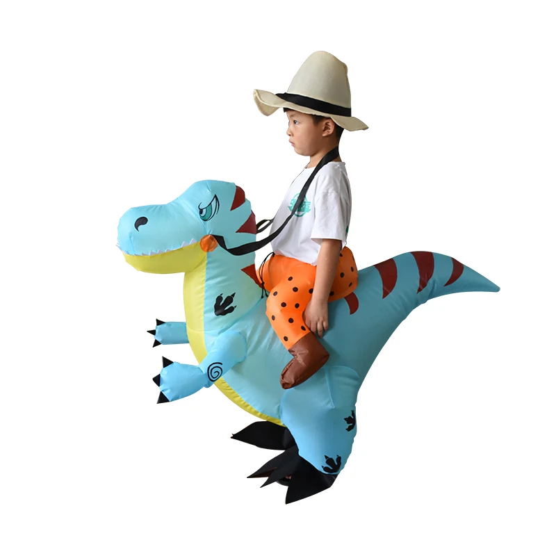 子供のためのt-rexエアブローアップデラックスハロウィンコスチュームに乗るhuayuインフレータブルコスチューム恐竜 - Buy 空気ブローアップ 衣装,インフレータブルコスチューム恐竜,インフレータブルt-rex衣装 Product on Alibaba.com