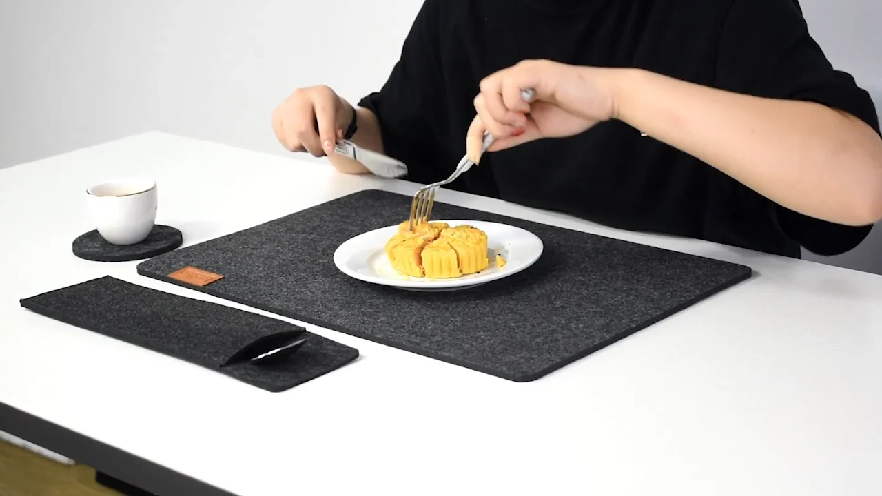 Large Size Ecofriendly Desk Pad Heat Resistant Table Mat Durable Felt Table Runner Buy Eco