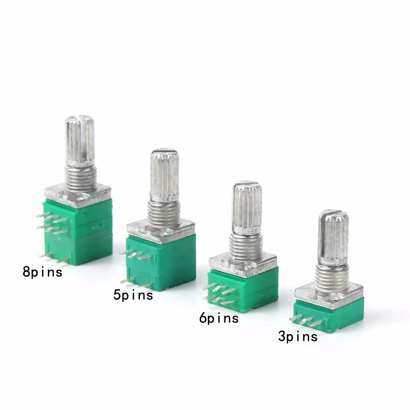 Potentiometer Rotation RK097 9mm B1K 10k B20K B50K B100K Ohm Rotary Carbon Potentiometer with ...
