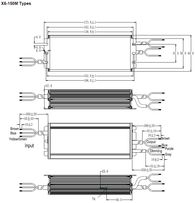 misocoページ Moso X6150M041 LED Driver - 150W Efficient Lighting Solution