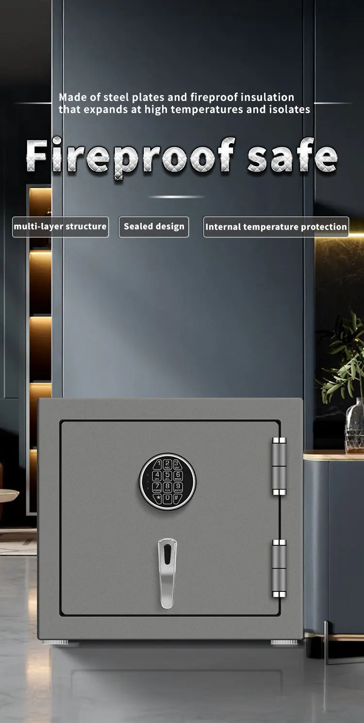 CEQSAFE Office Bank Safe Money Digital Fireproof Safe Box Cabinet manufacture