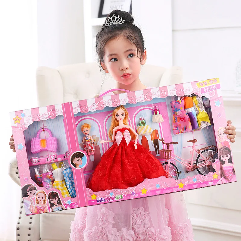 2022 горячая Распродажа 73 см мультфильм Bjd кукла с различными аксессуарами для девочек игровой домик
