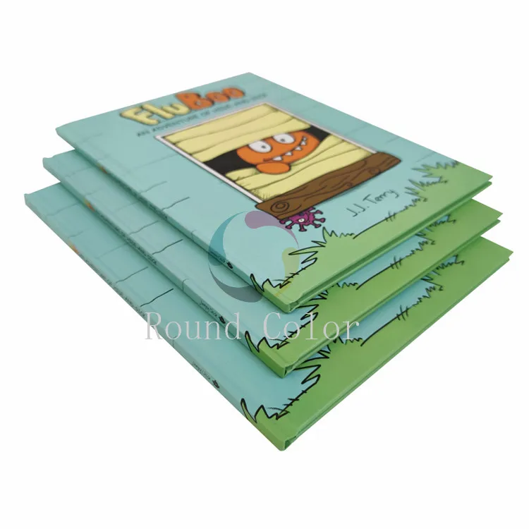 A 5 Embossed test Book Printing Ancient Hard Cover Board Book Printing Children Picture Book Printing