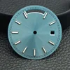 Cadran de montre bleu de 31 mm