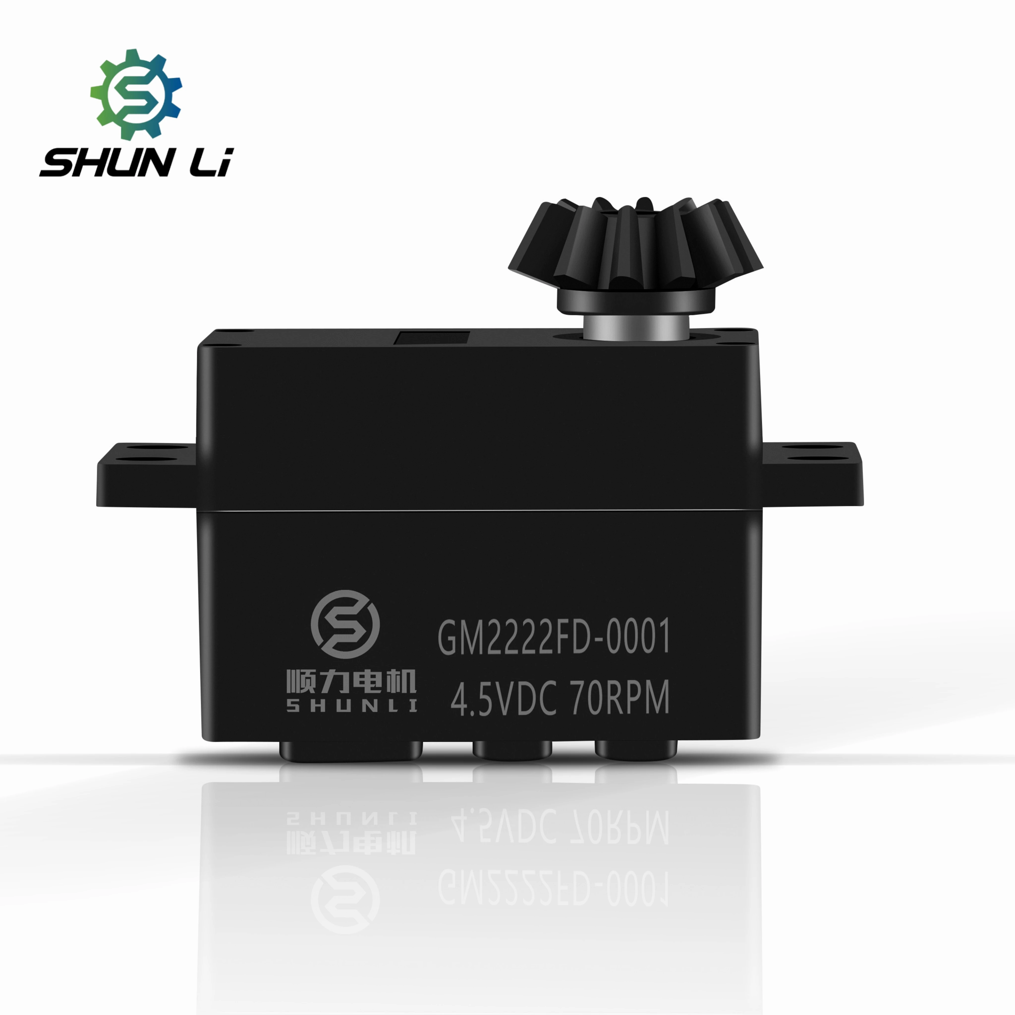 Shunli Custom 3v 6v Mini Small Dc Gear Motor 30Rpm 40Rpm 60Rpm Totally Enclosed Dirp Proof Smart Lock Motor