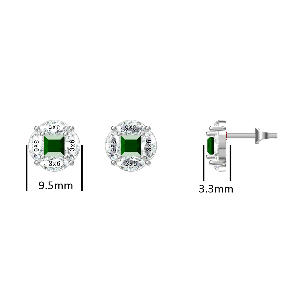 Grace Jewelry Rhodium Plated Luxury 925 Silver Cubic Zirconia Trendy ...