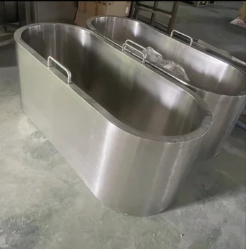 2023 High Quality Customize 304 stainless steel Double layer Bathtub Cold Plunge Tub