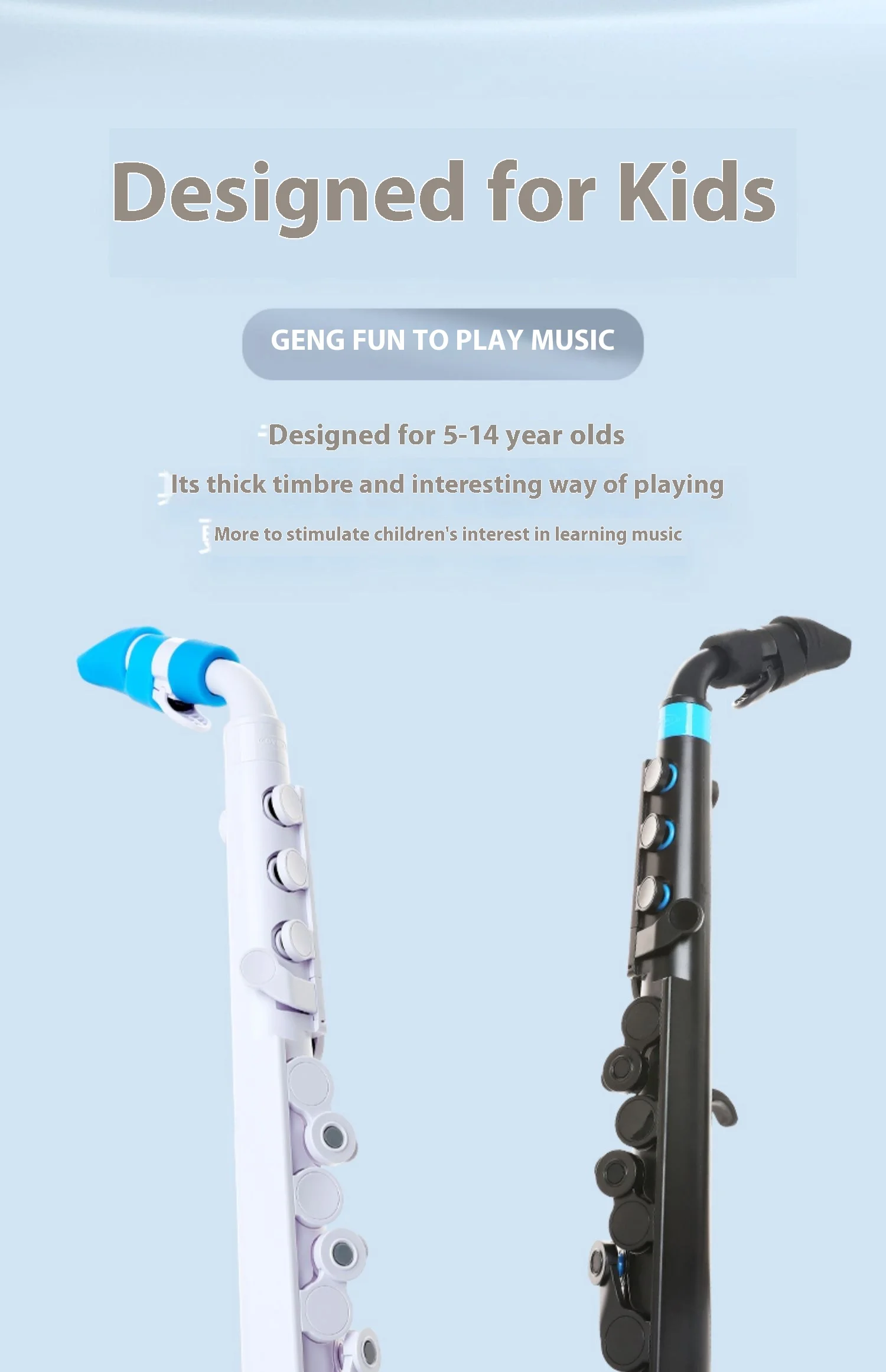 Nuvo JSAX Lightweight Waterproof Saxophone for Children - Perfect Mini ...