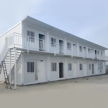 Folding micro villa prefabricated portable show house trailer container mobile home with portable house