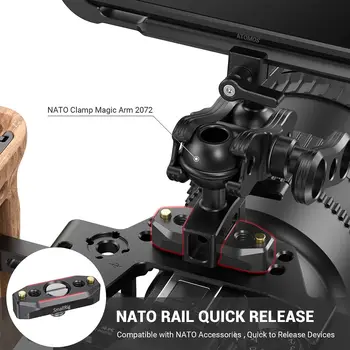 SmallRig NATO Rail with Locating Screw for ARRI 48mm BUN2521B product image