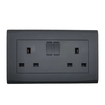 Hot Selling Wholesale European Standards VNX Socket and Switch Wall Switch 6pin Wall Socket