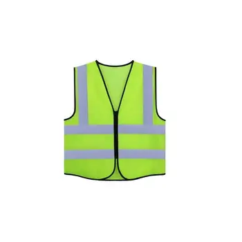 High Quality Security High Visibility Breathable 100% Polyester Fibre Safety Reflective Vest