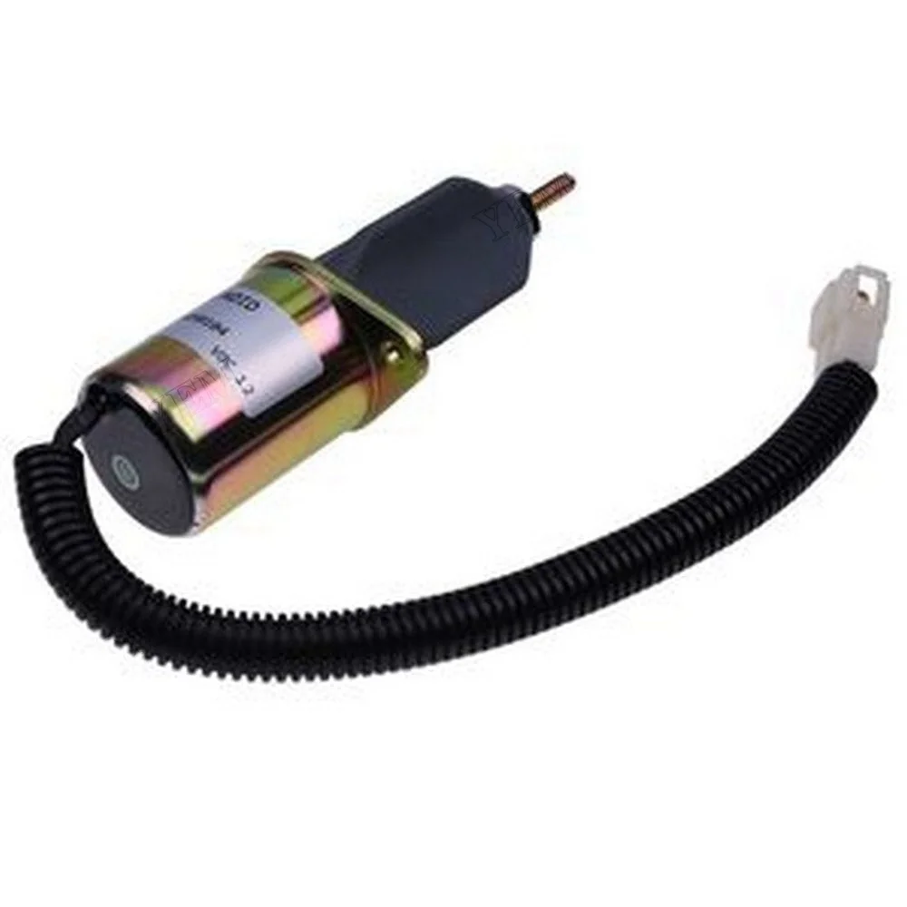 Fuel Shut Off Solenoid 119807-77800 for Yanmar Engine 4TNE94 4TNE98 2