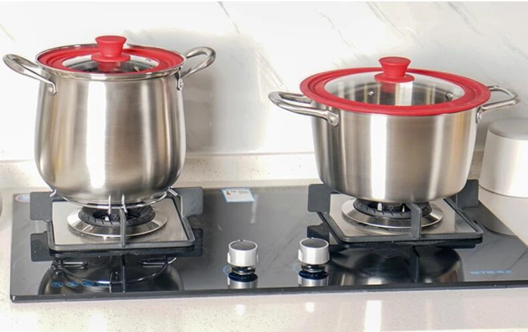 silicone glass pot lid 10