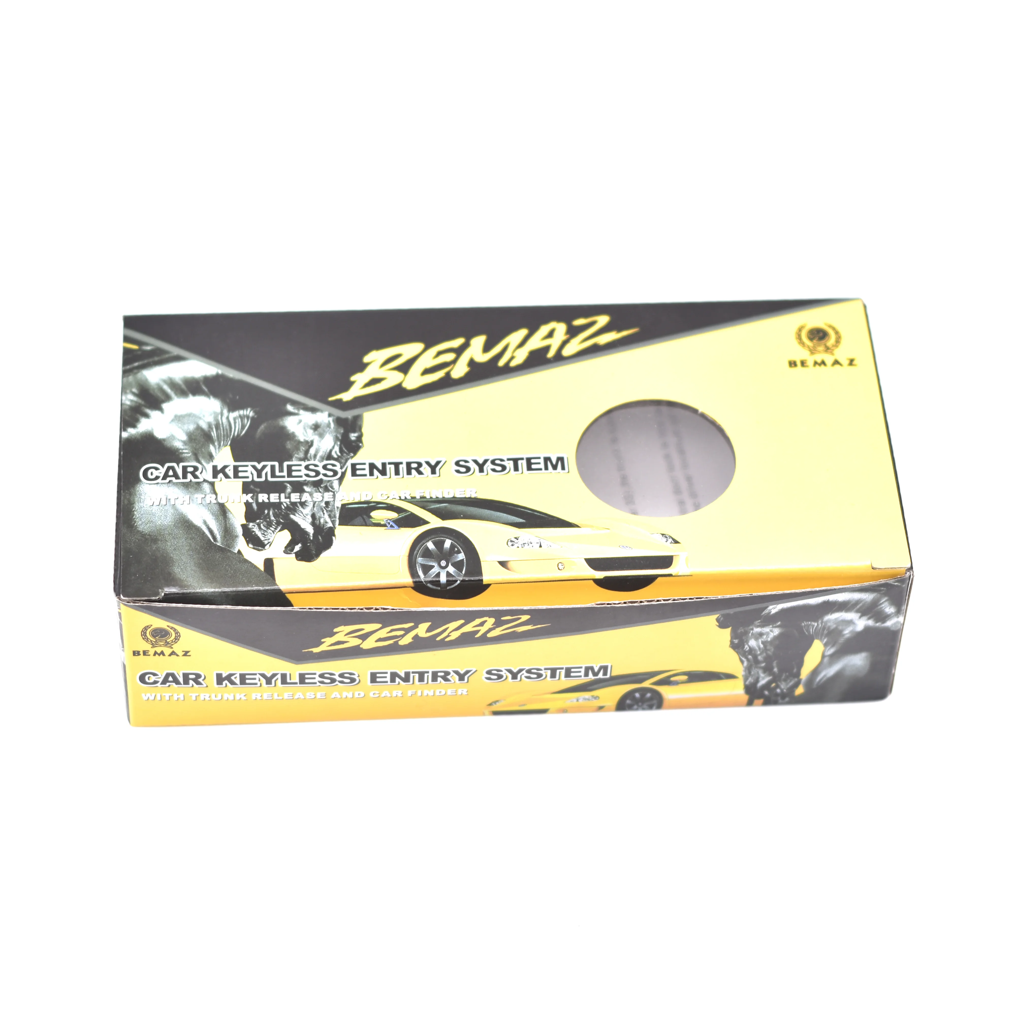 BEMAZ Universal Car Alarm System Keyless Entry With PKE Remote Starter