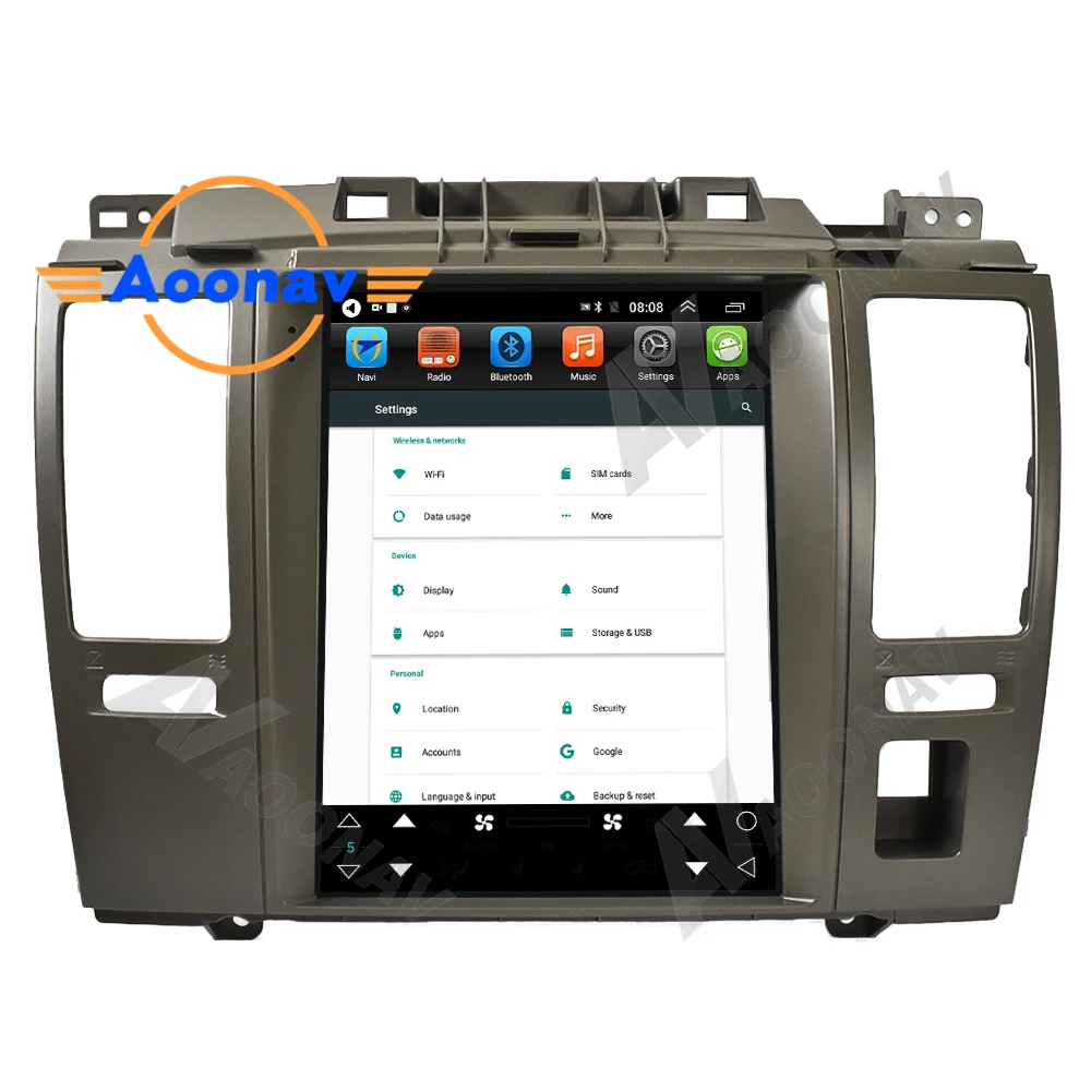 Tesla Style Vertical HD Touch Screen GPS Navigation for Nissan TIIDA 2006 2007 2008 Car Auto Radio Multimedia Stereo  Player