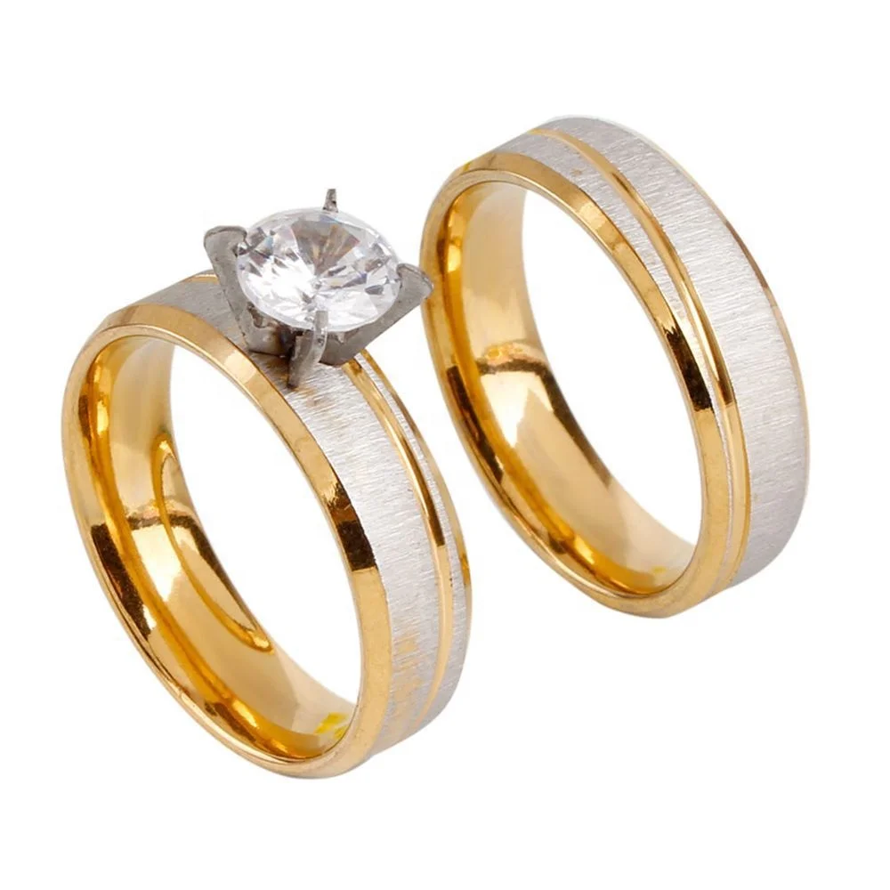 Wholesale Gold Plated Wedding Rings 