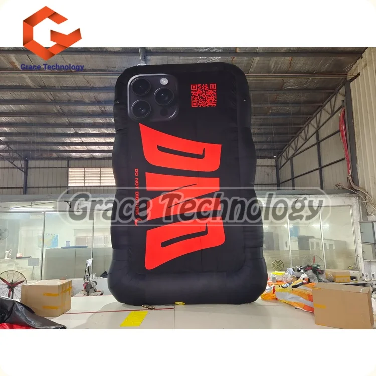 PVC Inflatable Mobile Phone Model ,Inflatable Smart Mobile Phone Shape Model Balloon for Promotion
