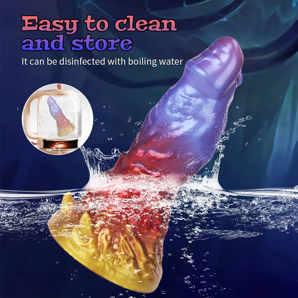 Penis Female Masturbator Large Simulation Abnormity Penis Adult Sex Female Orgasm Products Back Court Stimulation