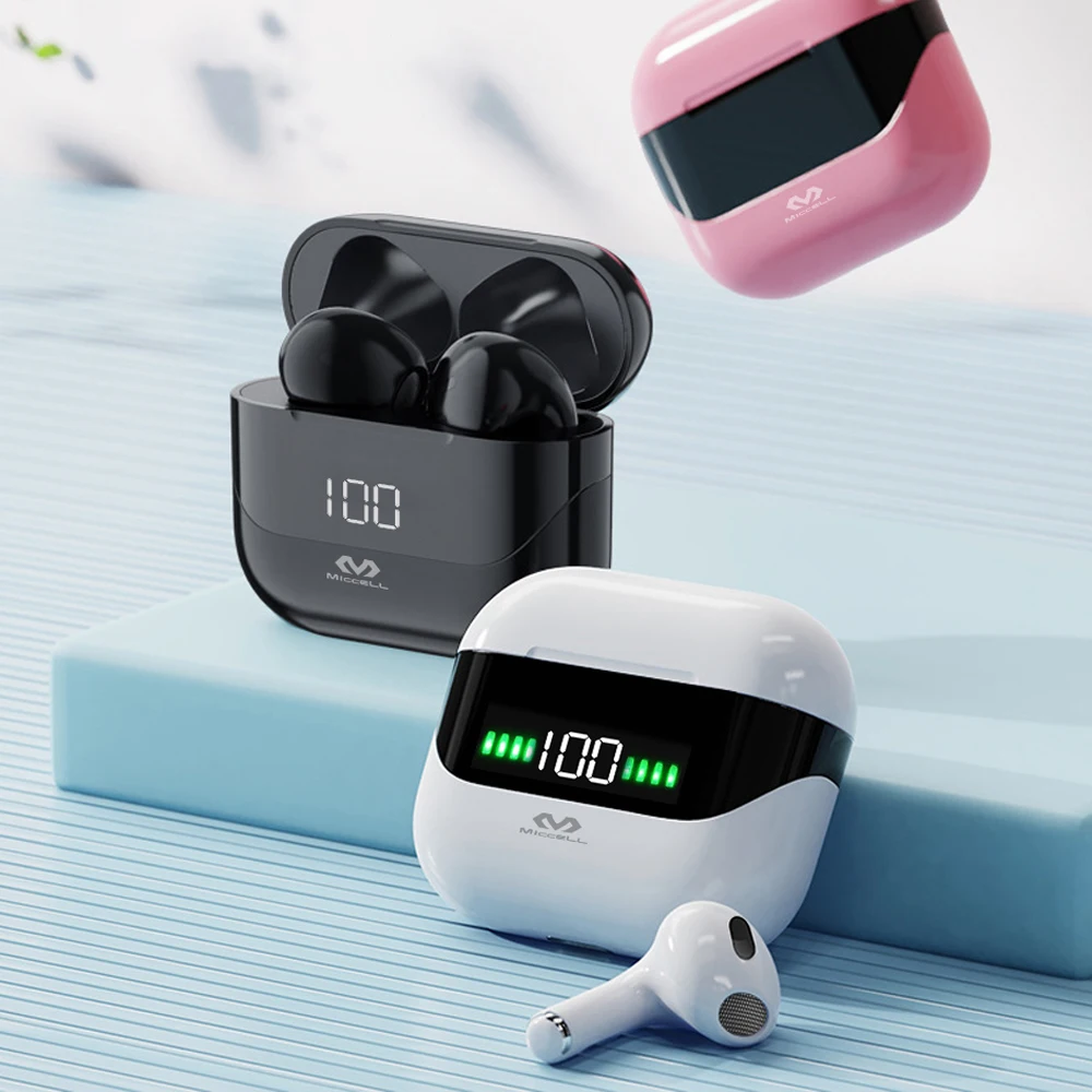 Наушники для любителей игр, светодиодные TWS-наушники для xiaomi