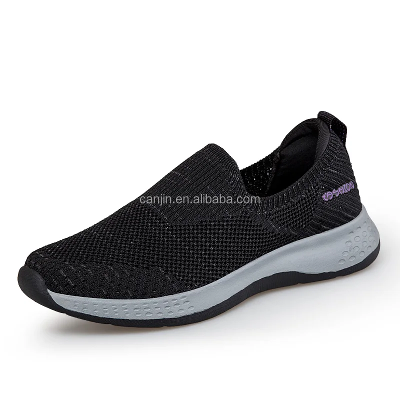 New Hot Product Brand Usa Sports Wide Fit Shoes For Women Gym Fitness Pink  Knitted Slip-on Sneaker Big Size 35-41# - Buy Wide Fit Shoes For Women,Shoes  For Women Gym,Slip-on Sneaker Product