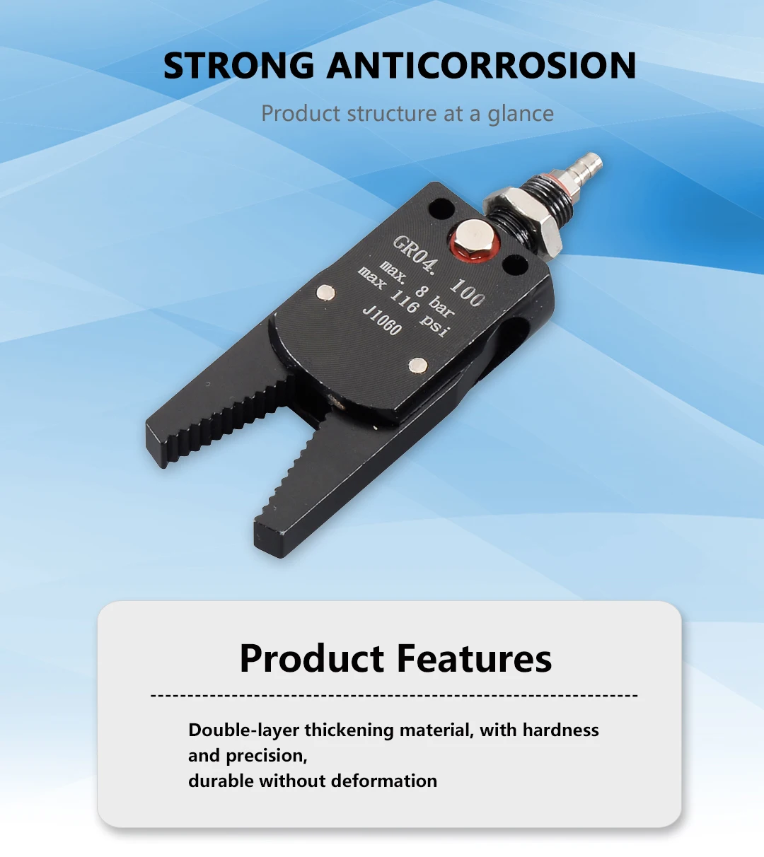 Hot Sale Cnc Nozzle Gripper Manipulator Accessories Pneumatic Tooling