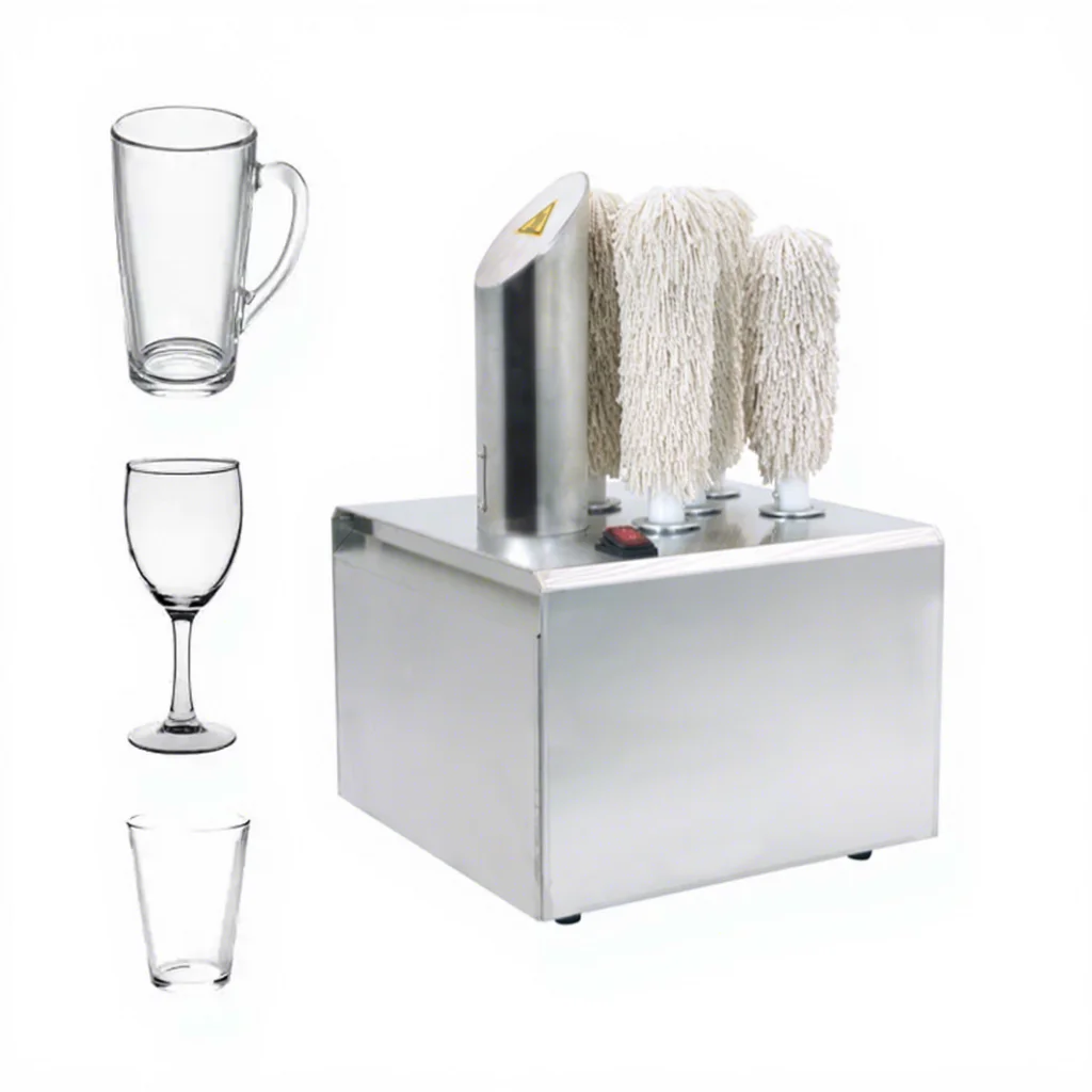 Commercial Laundry Equipment Bar Hotel Kitchen Glass Cup Cleaning Machine Brush Washing Machine for Hotel Restaurant