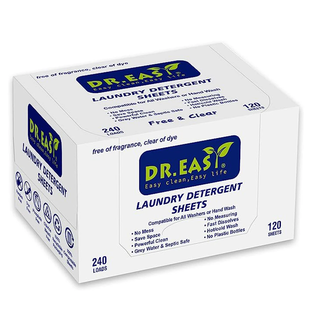 240 Loads Mild Formula Unfragranced Laundry Tablets Laundry Detergent Sheets