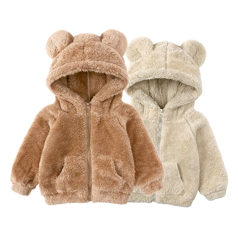 Wholesale Teddy Bear Costume Design Girls Winter Sherpa Fleece - Main Image