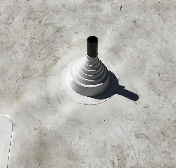 TPO or PVC Roof Pipe Flashing Vent Boot