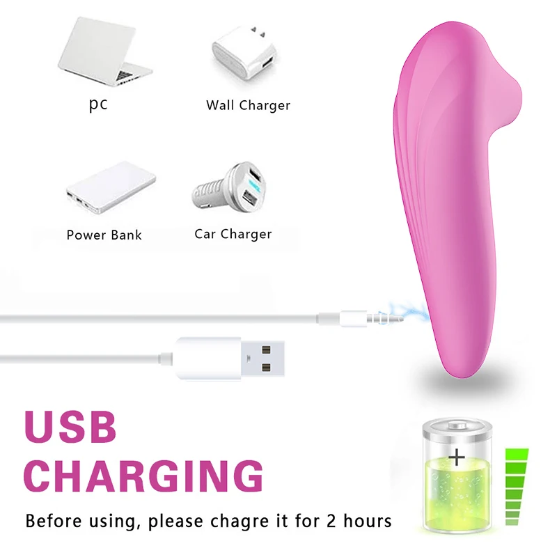 10 Functional Clitoral Hummer - Pink