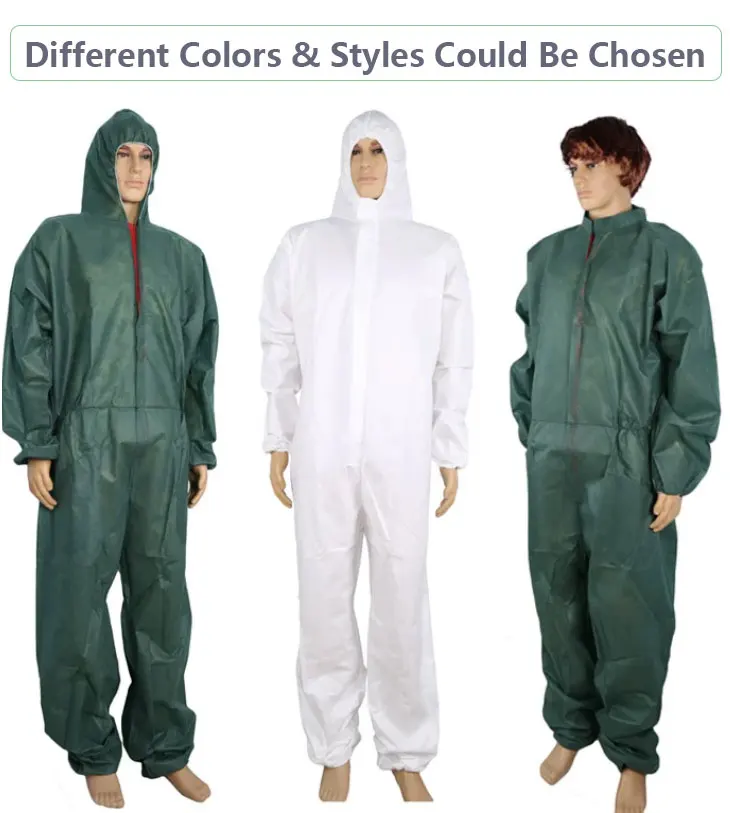 Polypropylene Coverall Disposable Pp Sms Microporous Coveralls Suit ...