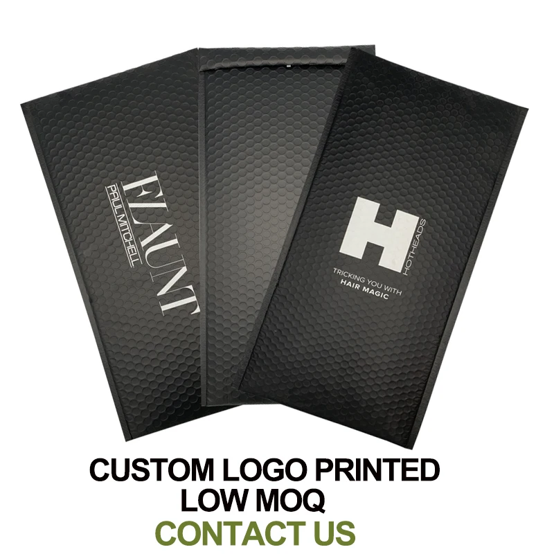 In Stock Matt Color Black Bubble Mailers Mailing Envelope Poly Bubble Mailer Courier Shipping Envelope