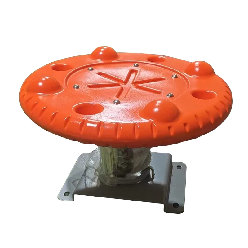 High-quality Children's Mini Spring Seat Outdoor Playground Plastic Seesaw Customizable plum Blossom Pile