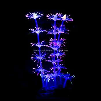 Fish tank simulation string feather coral aquarium rockery scenery decoration pieces shell water grass coral reef