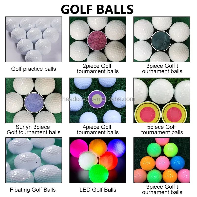 Wholesale Bulk Biodegradable Floating Color Golf Balls Logo Custom